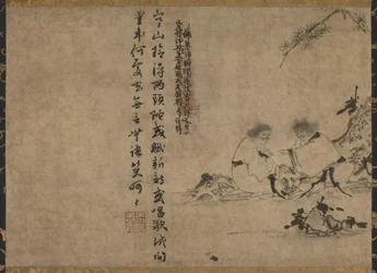 Los segment van de Daden van de Zen Meesters (shihon bokuga zenkizu dankan)